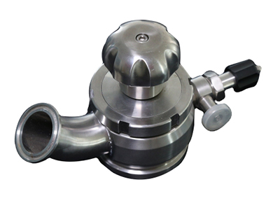 Manual sterile tank bottom valve